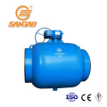 China top quality guarantee 10 years weld ball valve 1200mm buttweld cast iron ball valve weld